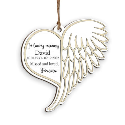 Angel Ornament, In Memory, Angel Wings, Memorial Keepsake, Memory Loss