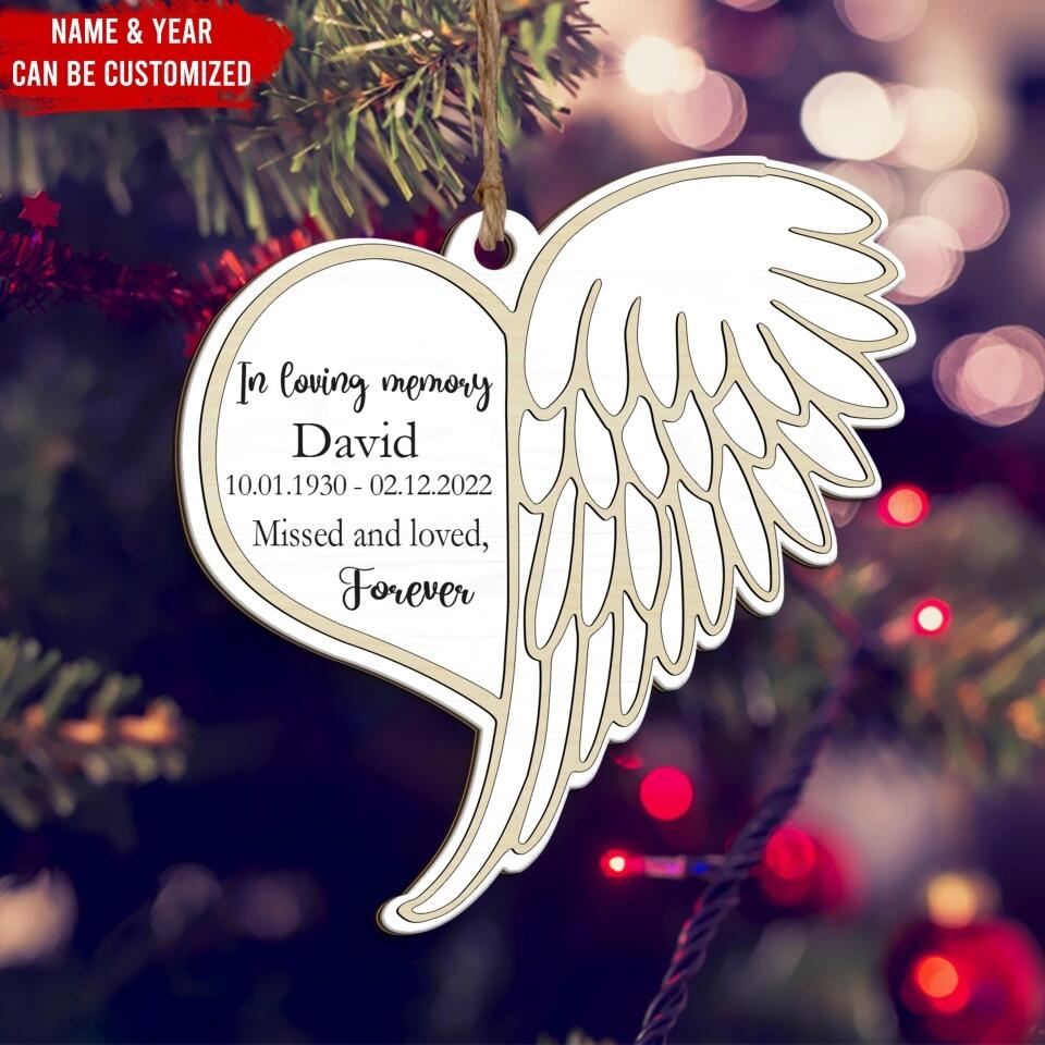 Angel Ornament, In Memory, Angel Wings, Memorial Keepsake, Memory Loss