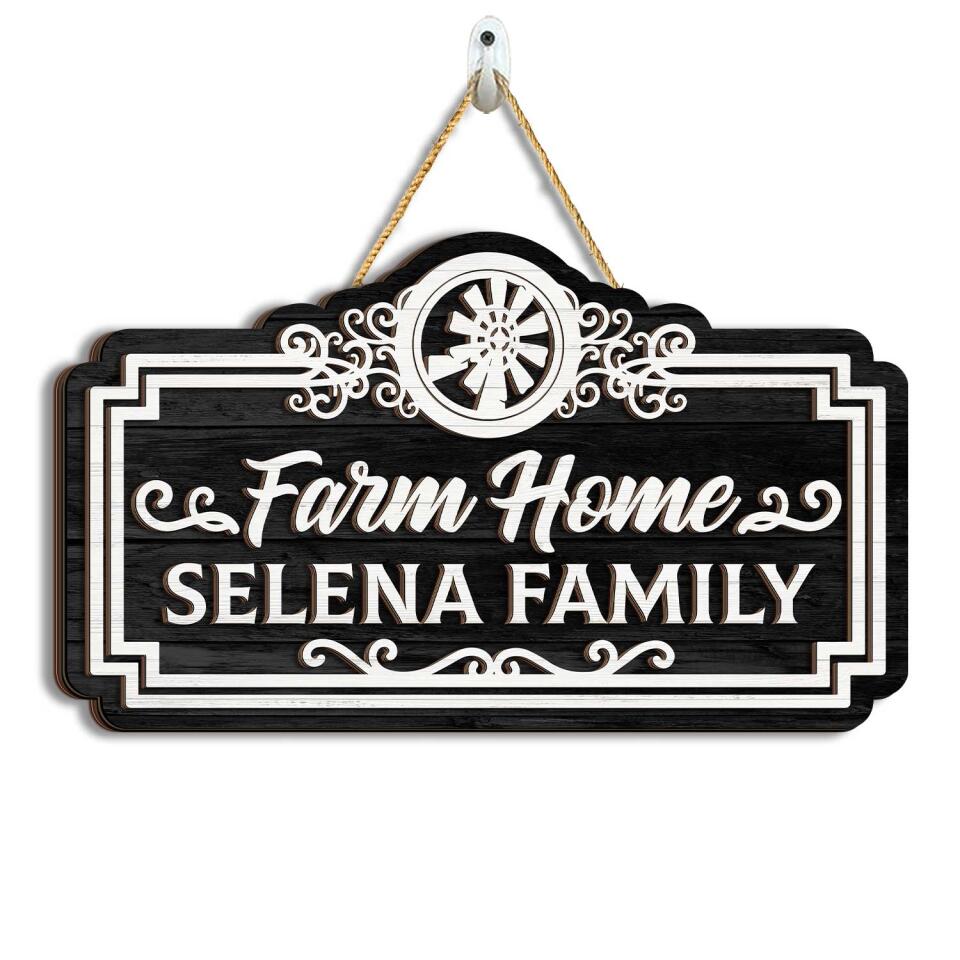 Welcome Sign, Personalized Welcome Sign - Custom 2 Layer Sign