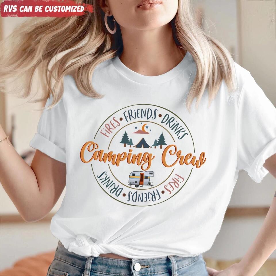 Camping Crew - Personalized T-shirt