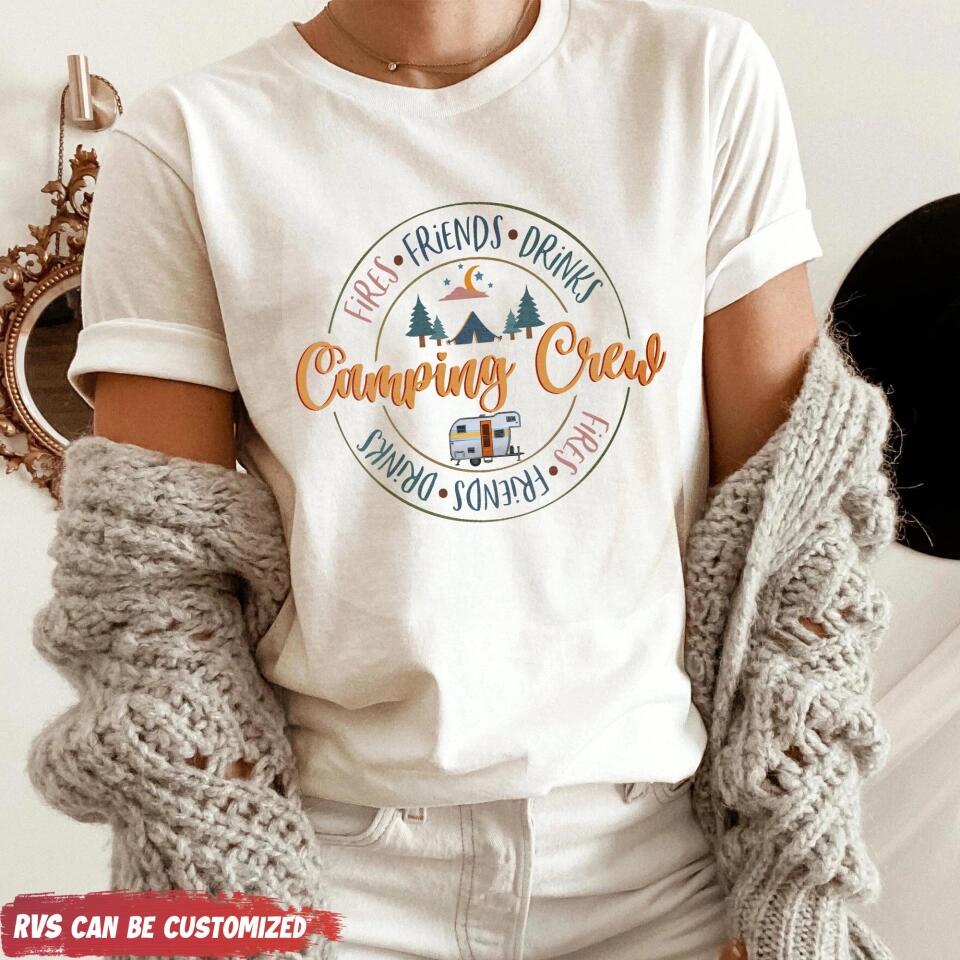 Camping Crew - Personalized T-shirt