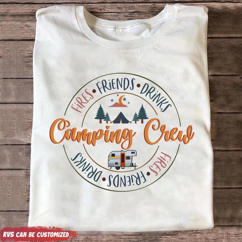 Camping Crew - Personalized T-shirt