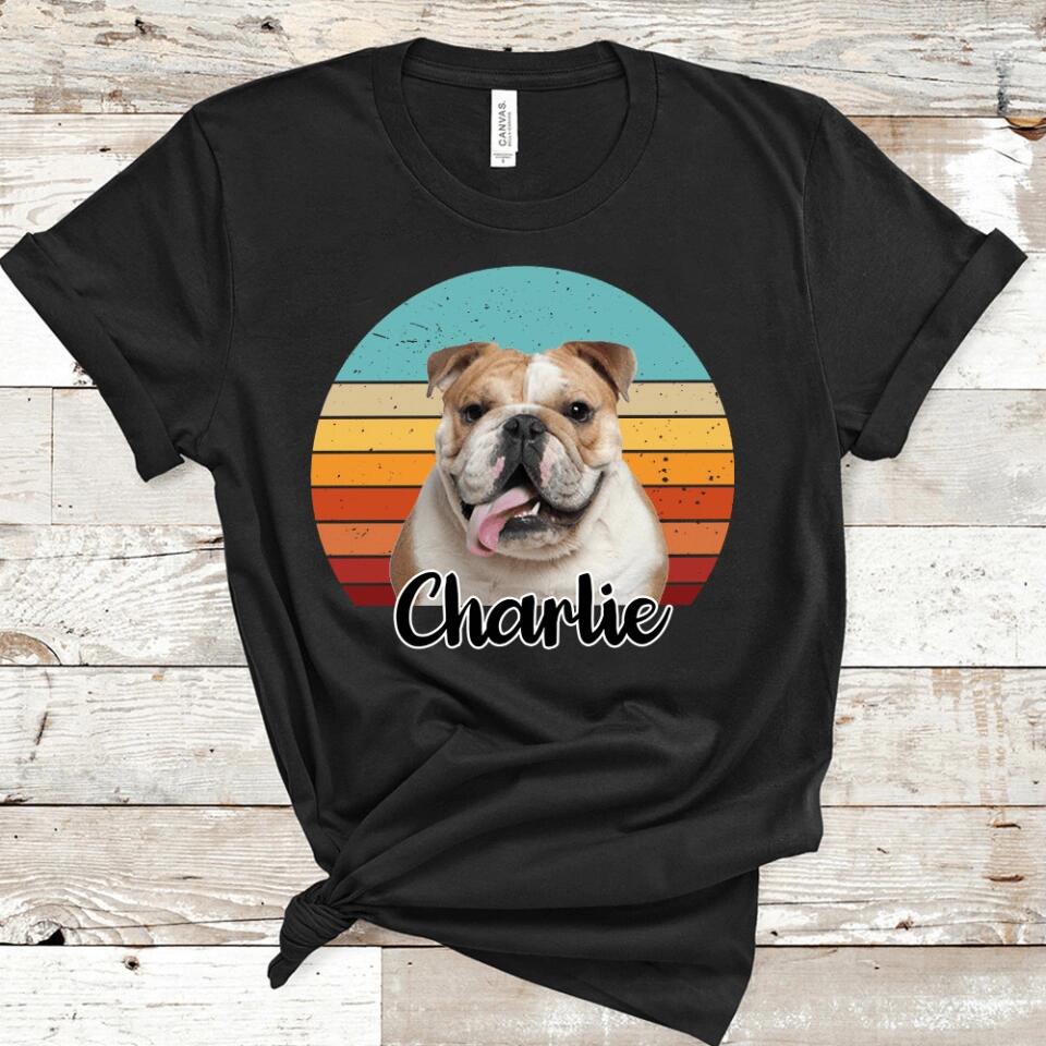 Custom Dog Face Shirt, Custom Dog Shirts, Dog Name Shirt, Dog Photo Shirts, Personalized Dog Shirts