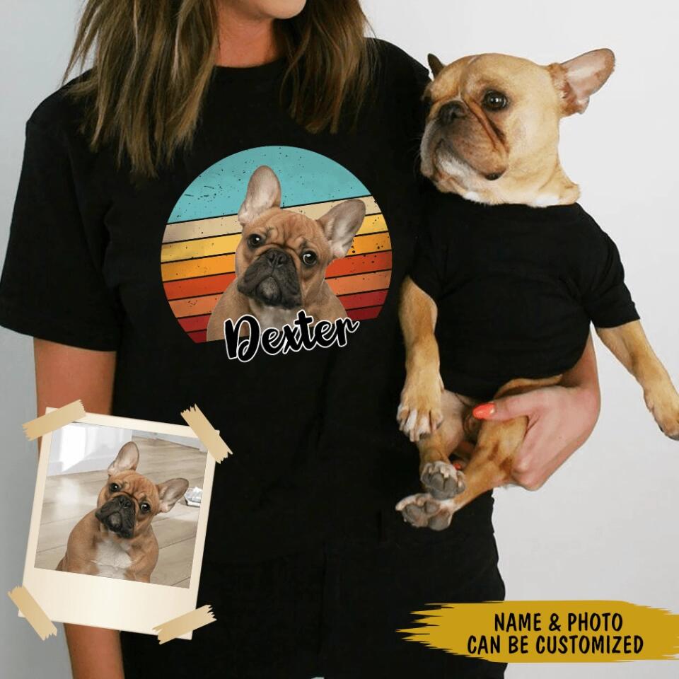 Custom Dog Face Shirt, Custom Dog Shirts, Dog Name Shirt, Dog Photo Shirts, Personalized Dog Shirts