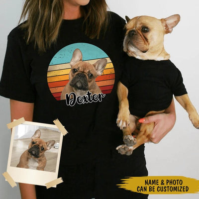 Custom Dog Face Shirt, Custom Dog Shirts, Dog Name Shirt, Dog Photo Shirts, Personalized Dog Shirts
