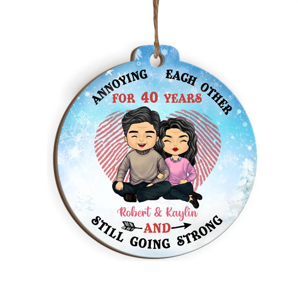 Annoying Each Other for 50 Years and still going strong - Personalized Ornament