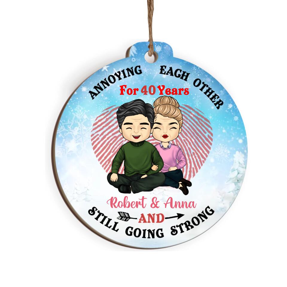 Annoying Each Other for 50 Years and still going strong - Personalized Ornament