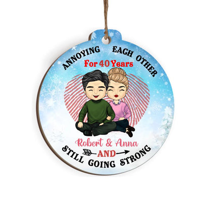 Annoying Each Other for 50 Years and still going strong - Personalized Ornament