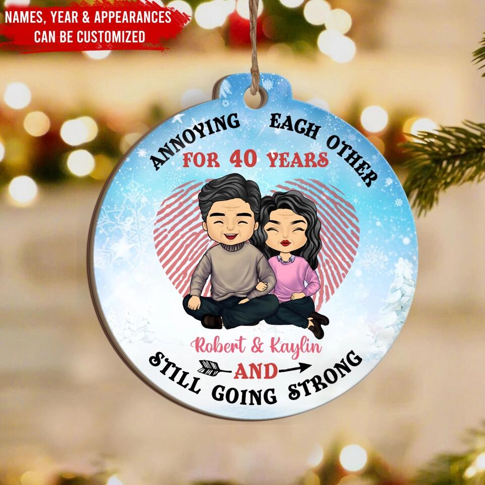 Annoying Each Other for 50 Years and still going strong - Personalized Ornament