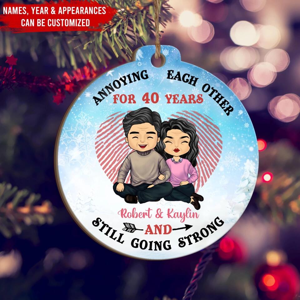 Annoying Each Other for 50 Years and still going strong - Personalized Ornament
