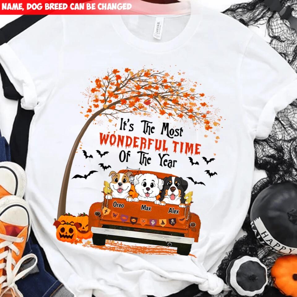It's The Most Wonderful Time Of The Year Shirt Gift For Halloween - Personalized  T-shirt