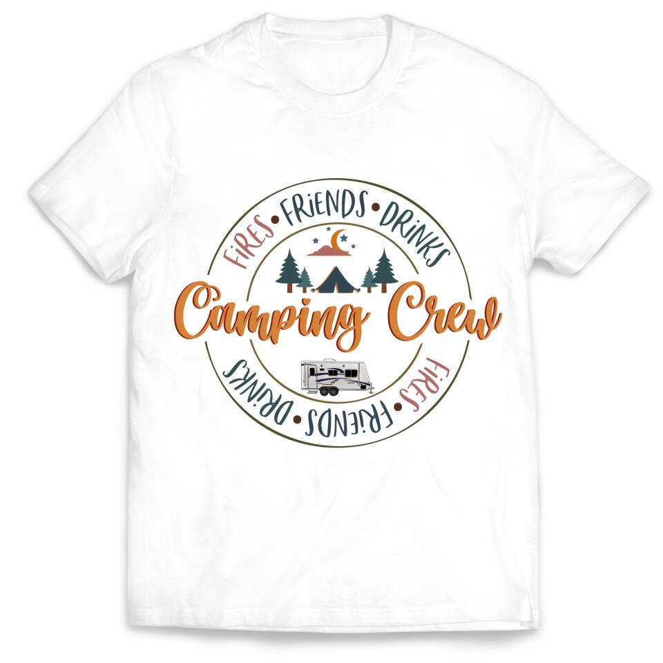 Camping Crew - Personalized T-shirt