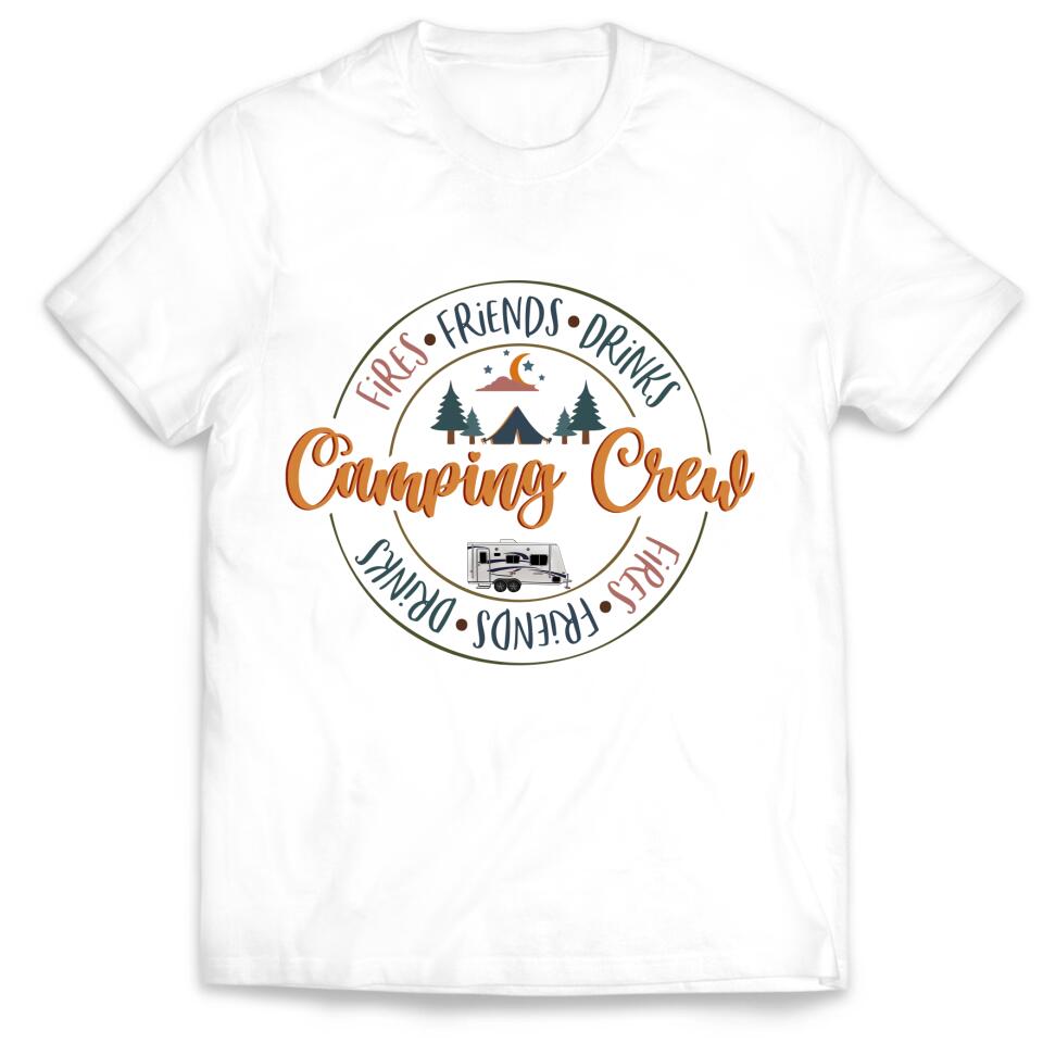 Camping Crew - Personalized T-shirt
