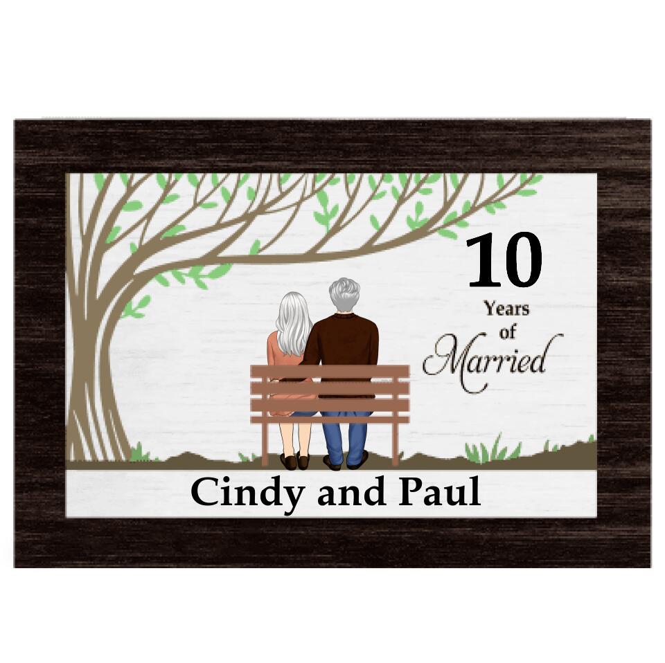 Anniversary Wooden Decoration | Best Gift Idea For Anniversary | 2 Layer Wooden Decoration