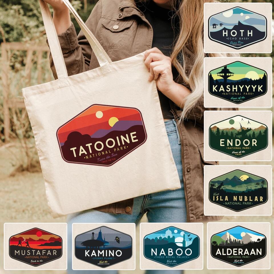 SW National Park Canvas Tote Bag, Adventure Gifts