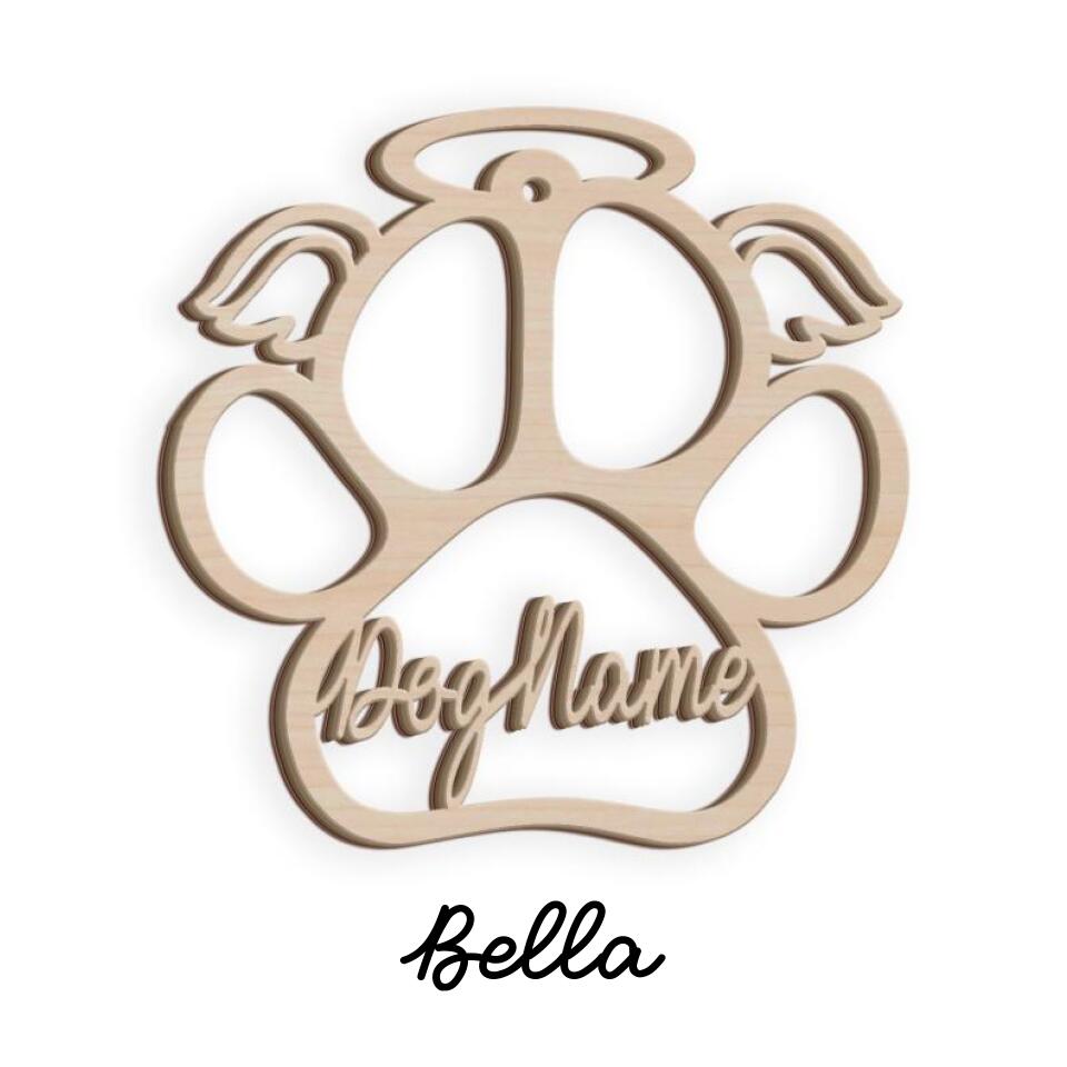 Dog Angel Wings Cat Angel Wings Personalized Pet Memorial Remembering Dog Gifts, Customized Gift For DogLovers