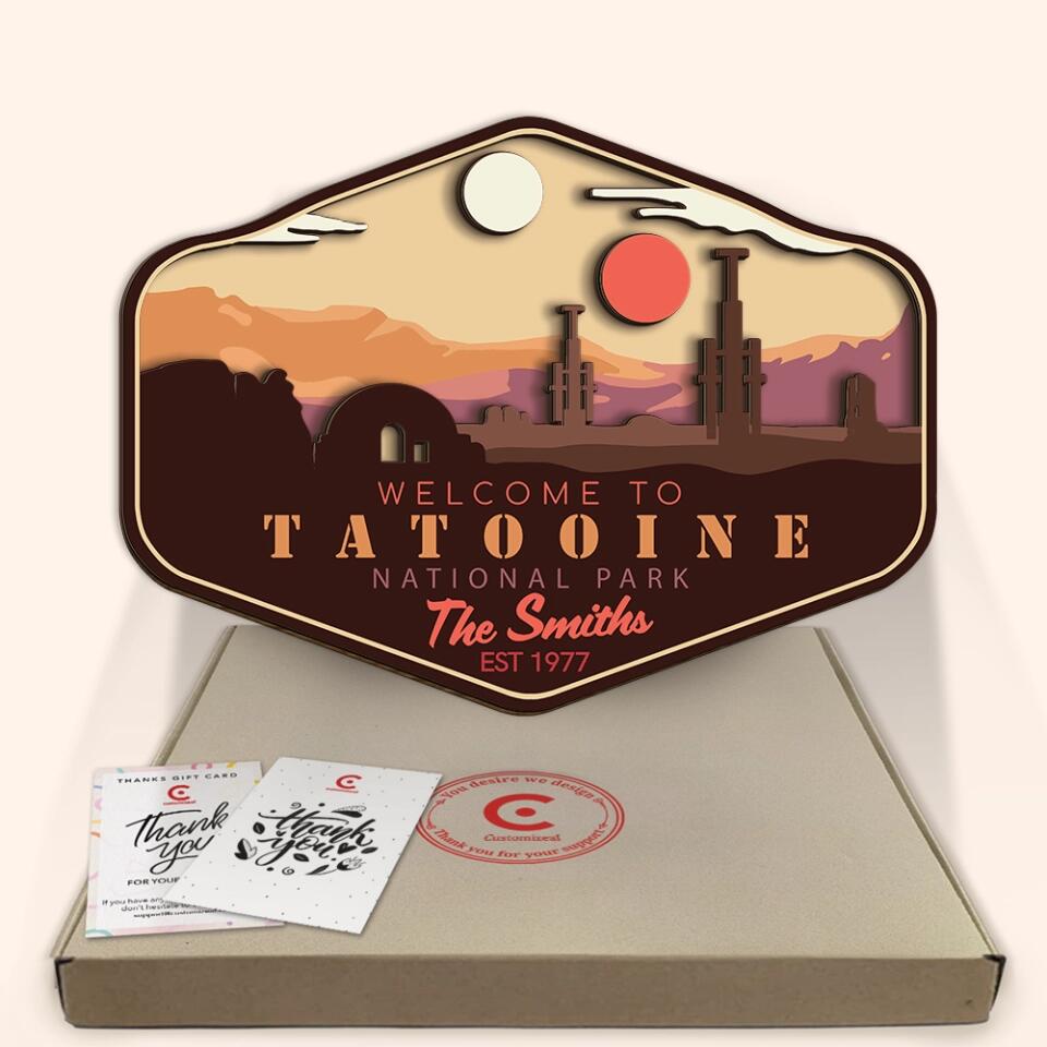 SW Door Sign, Welcome to SW, - Personalized Door Sign 2 Layer