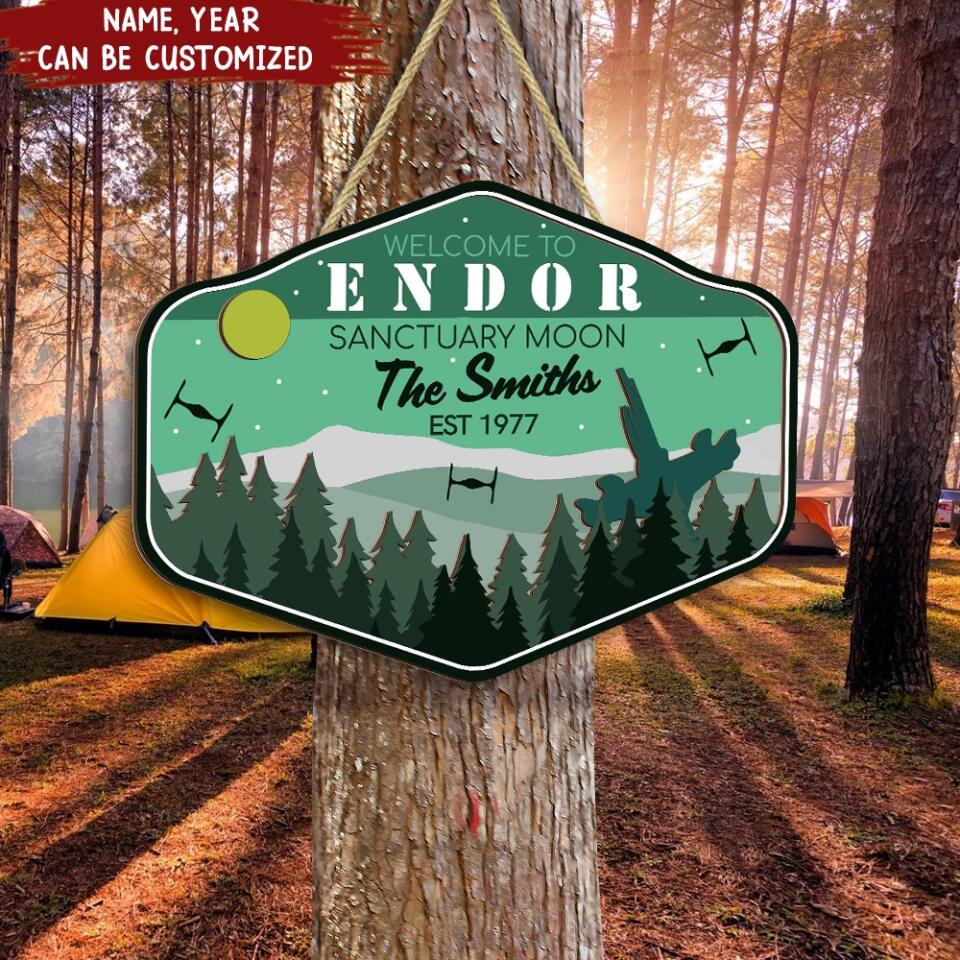 SW Door Sign, Welcome to SW, - Personalized Door Sign 2 Layer