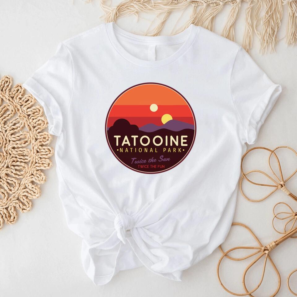 SW National Park In Circle Design Tshirt - Adventure Shirt, Gift For Man & Woman