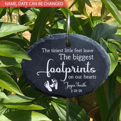 Baby Loss Sympathy Miscarriage Memorial Stone - Personalized Garden Slate