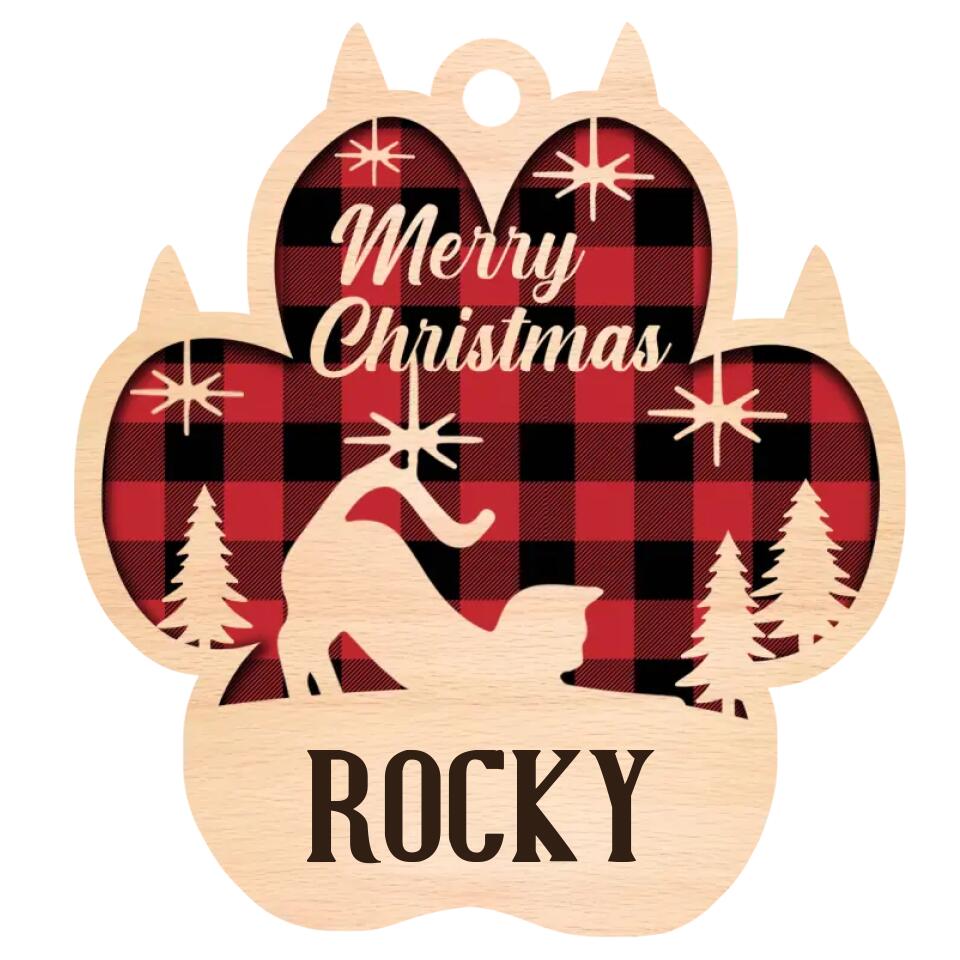 Personalized Cat Ornaments For Christmas - Personalized Ornament