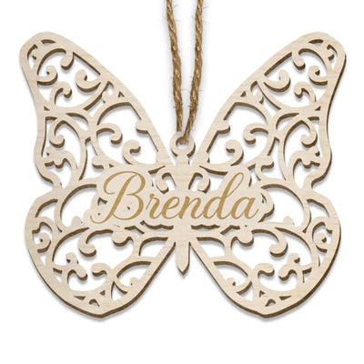Christmas Remembrance Butterfly - Personalized Ornaments