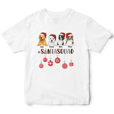 Christmas Dog Santa Squad - Personalized Shirt