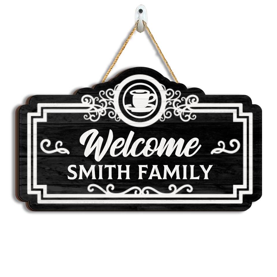 Welcome Sign, Personalized Welcome Sign - Custom 2 Layer Sign