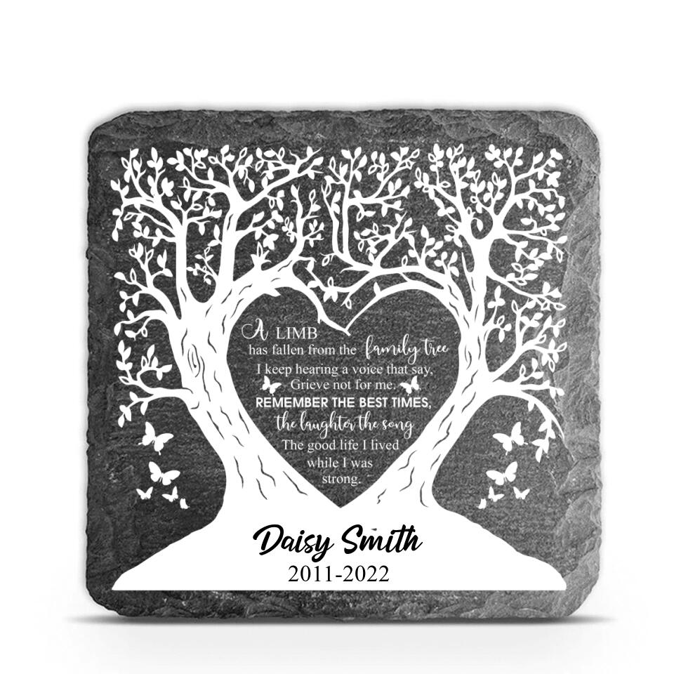 Memorial Tree, Bereavement Gift, Loss of Loved One  - Personalized Memorial Stone