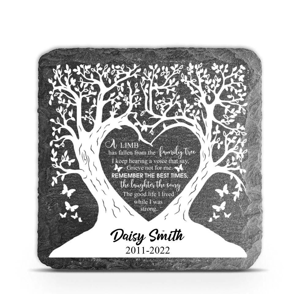 Memorial Tree, Bereavement Gift, Loss of Loved One  - Personalized Memorial Stone
