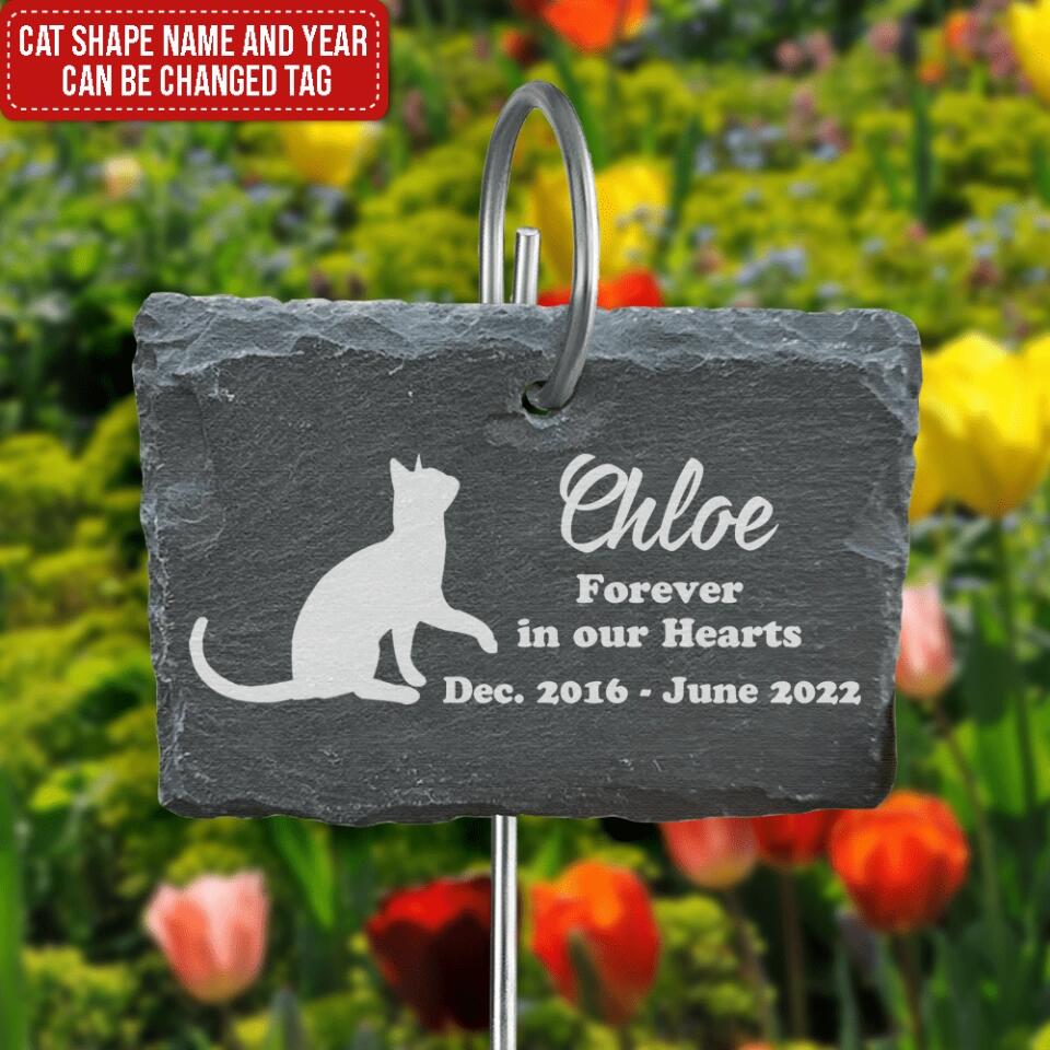 In Loving Memory Cat Pet - Personalized Memorial Stone