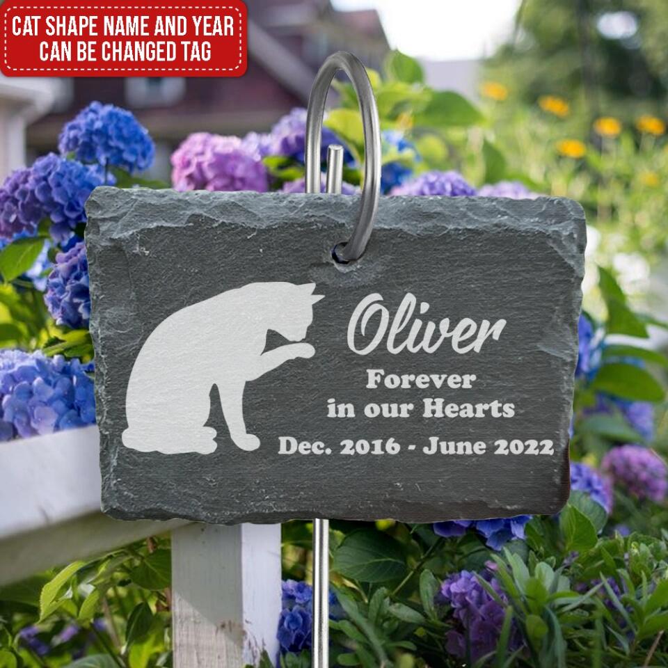 In Loving Memory Cat Pet - Personalized Memorial Stone