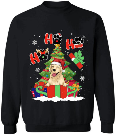 Dog Christmas Ho Ho Ho - Personalized Shirt