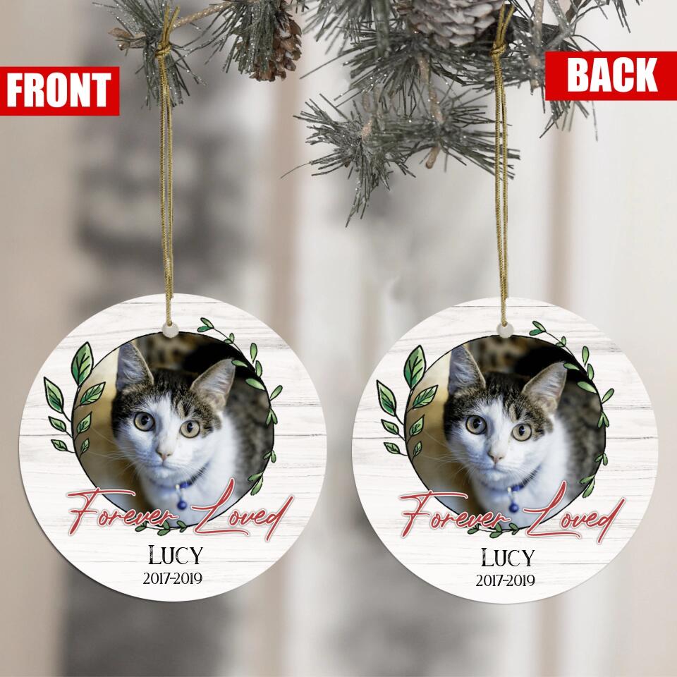 Christmas Photo Ornaments, Custom Photo Gift - Personalized Orrnament