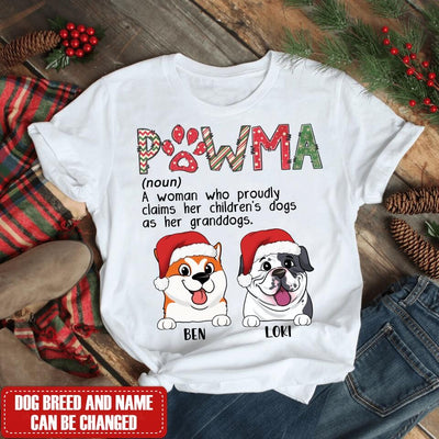 Pawma Christmas Shirt, Dog Lover Shirt - Personalized Shirt