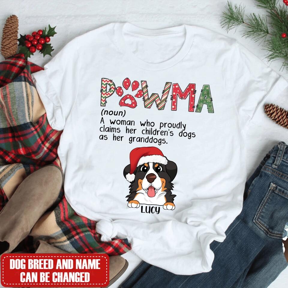 Pawma Christmas Shirt, Dog Lover Shirt - Personalized Shirt