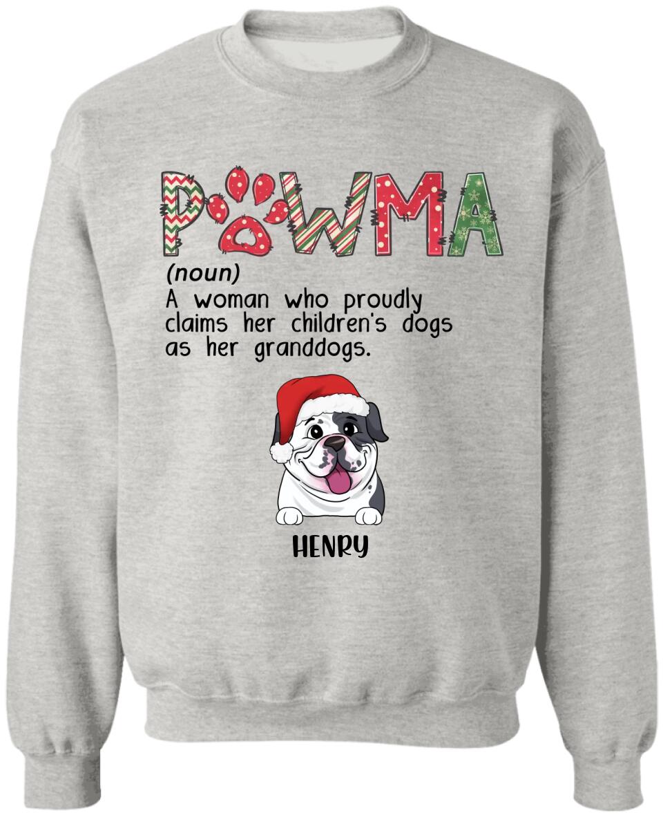 Pawma Christmas Shirt, Dog Lover Shirt - Personalized Shirt