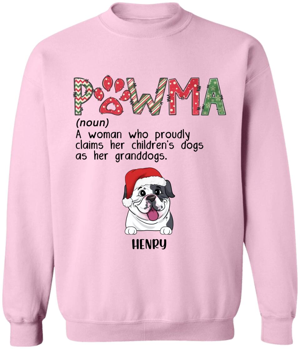 Pawma Christmas Shirt, Dog Lover Shirt - Personalized Shirt