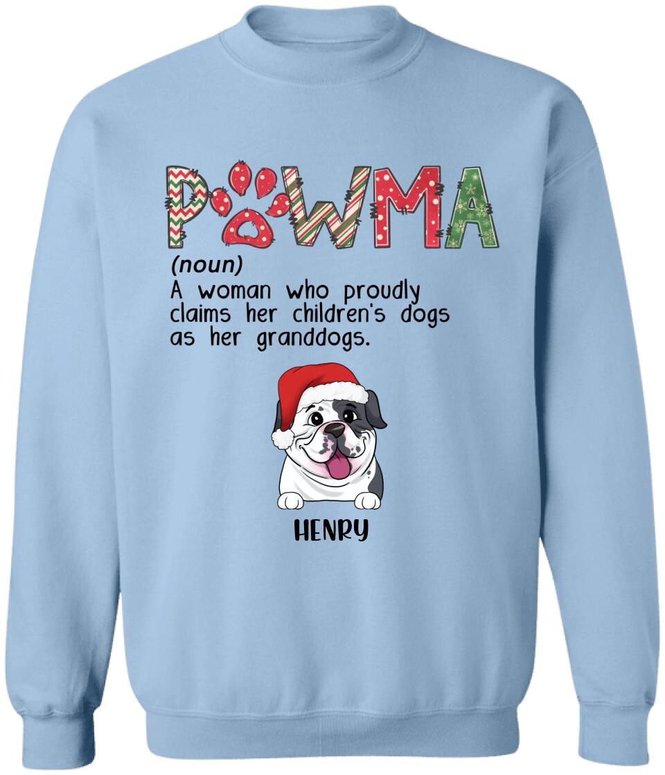 Pawma Christmas Shirt, Dog Lover Shirt - Personalized Shirt