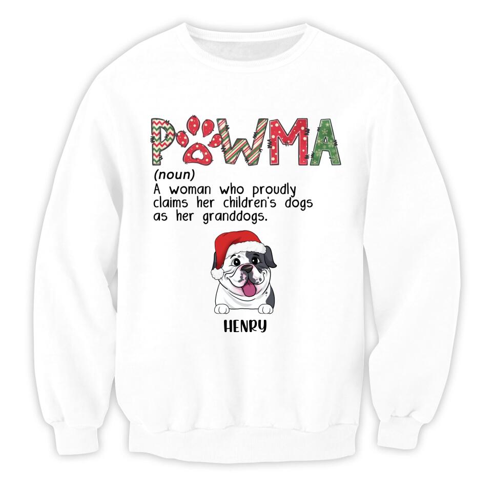 Pawma Christmas Shirt, Dog Lover Shirt - Personalized Shirt