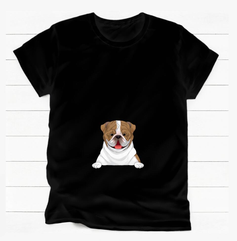 Dear Dad Forget Father's Day I Woof You Every Day Love - Personalized T-shirt