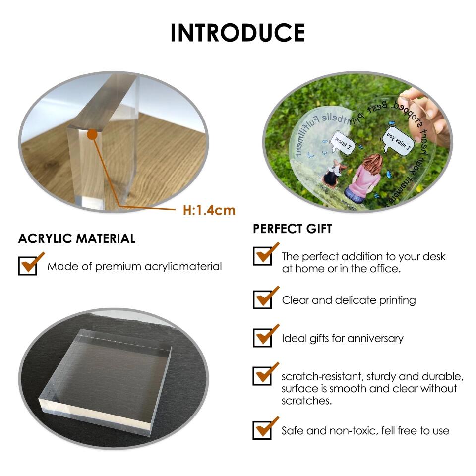 Unique Godparents Gift Wooden Jigsaw Puzzle - Personalized Acrylic Plaque, Custom Shaped