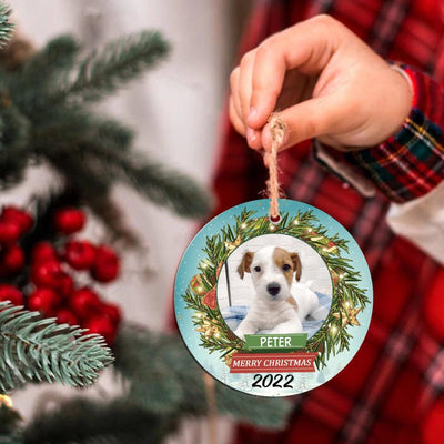 Custom Photo Gift For Pets - Personalized Round Ornament