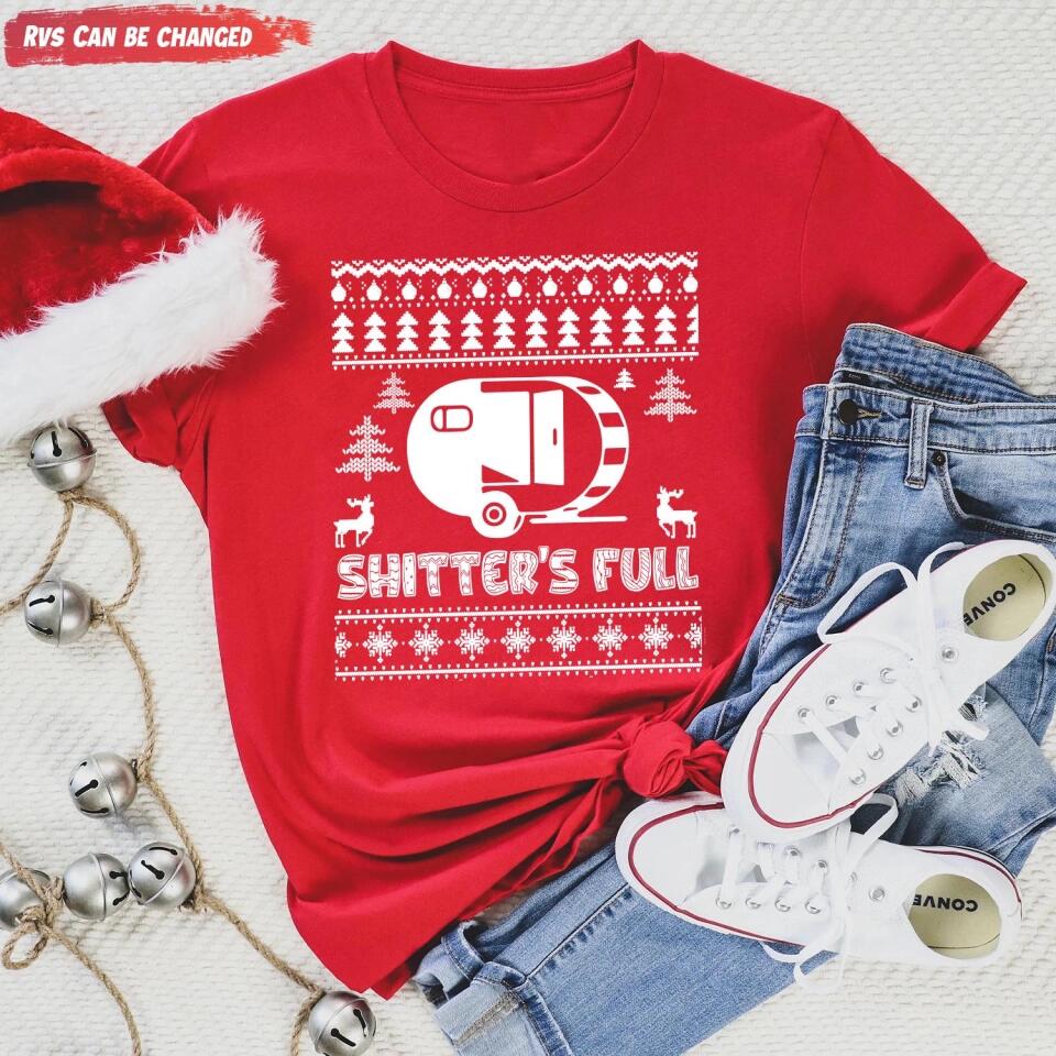 Christmas Vacation Shitter's Full Ugly Christmas - Personalized T-Shirt