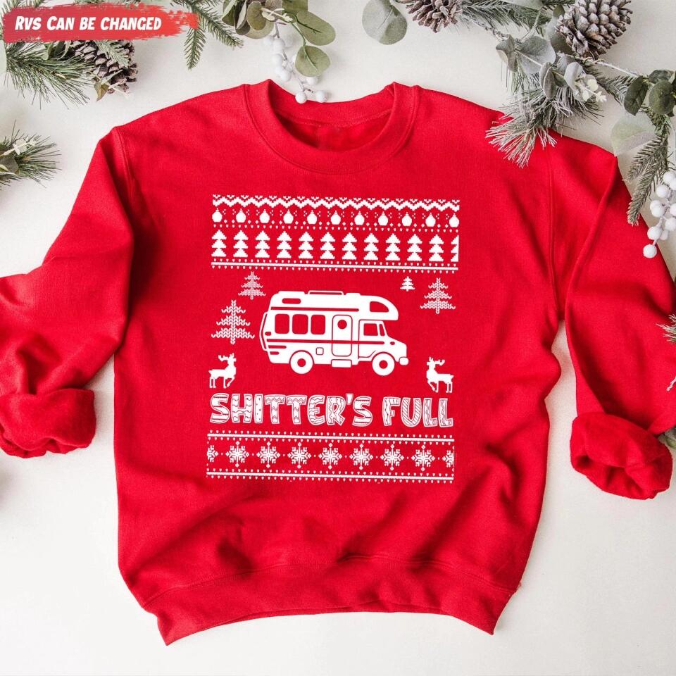Christmas Vacation Shitter's Full Ugly Christmas - Personalized T-Shirt