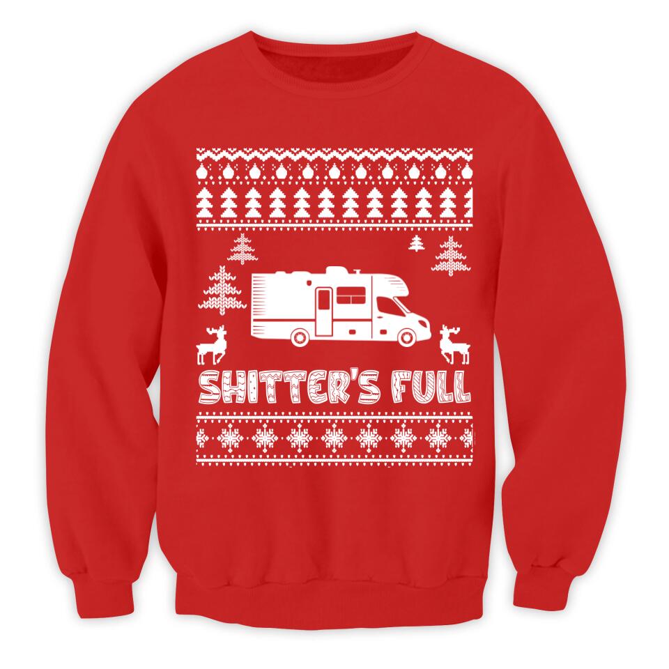 Christmas Vacation Shitter's Full Ugly Christmas - Personalized T-Shirt