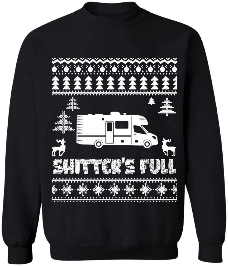 Christmas Vacation Shitter's Full Ugly Christmas - Personalized T-Shirt