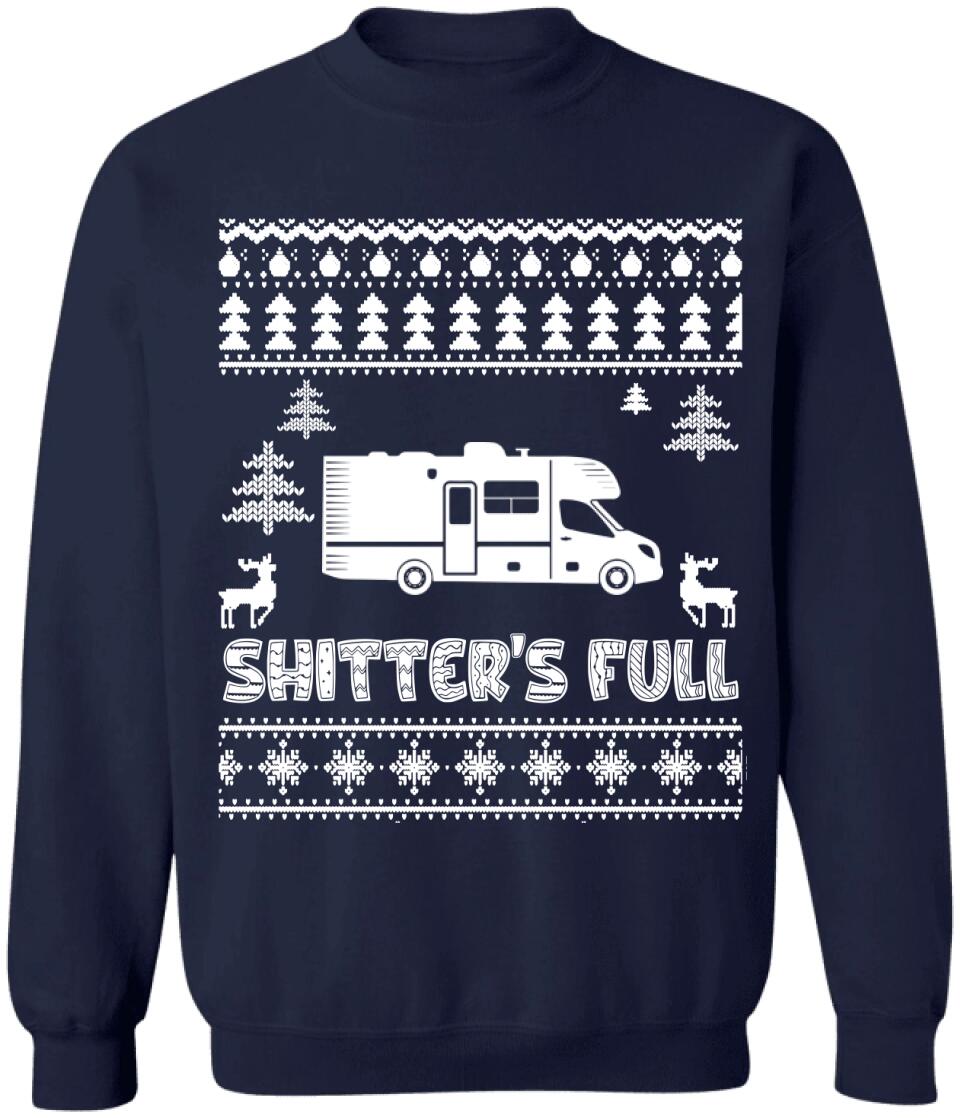 Christmas Vacation Shitter's Full Ugly Christmas - Personalized T-Shirt