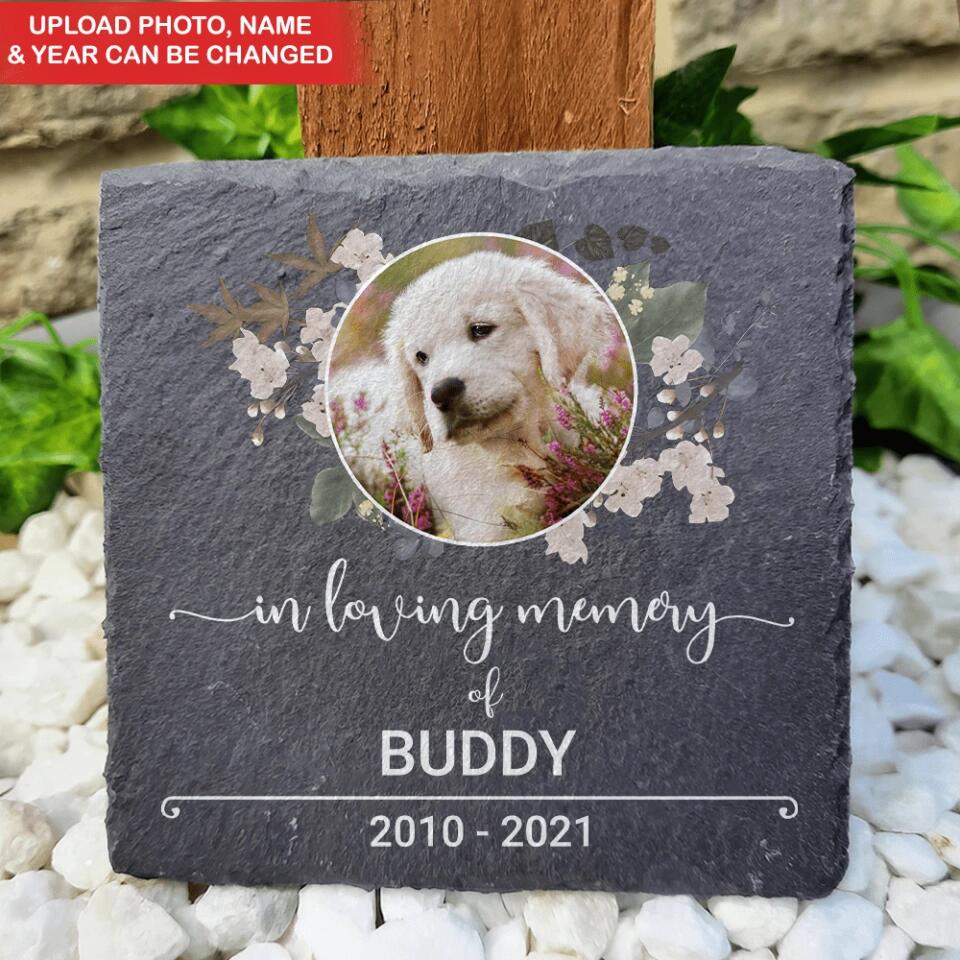 Pet Memorial Stone, Pet Memorial Gift, Personalized Dog Memorial - Personalized Memorial Stone