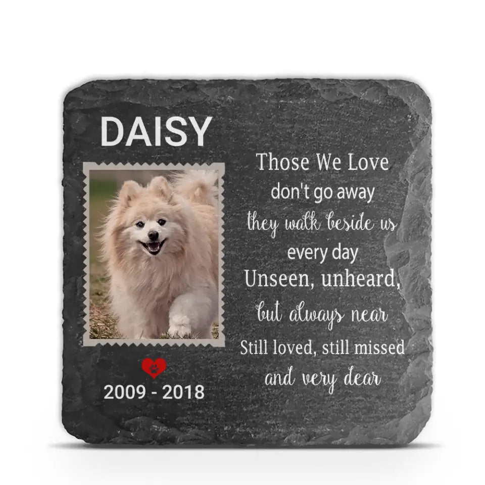 Pet Memorial Stone, Pet Memorial Gift, Personalized Dog Memorial - Personalized Memorial Stone